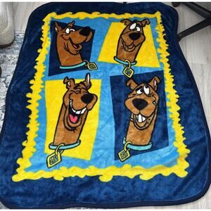 Y2K 2000 Cartoon Network Scooby Doo 50” By 60”MultiColor Thick Throw Blanket A1
